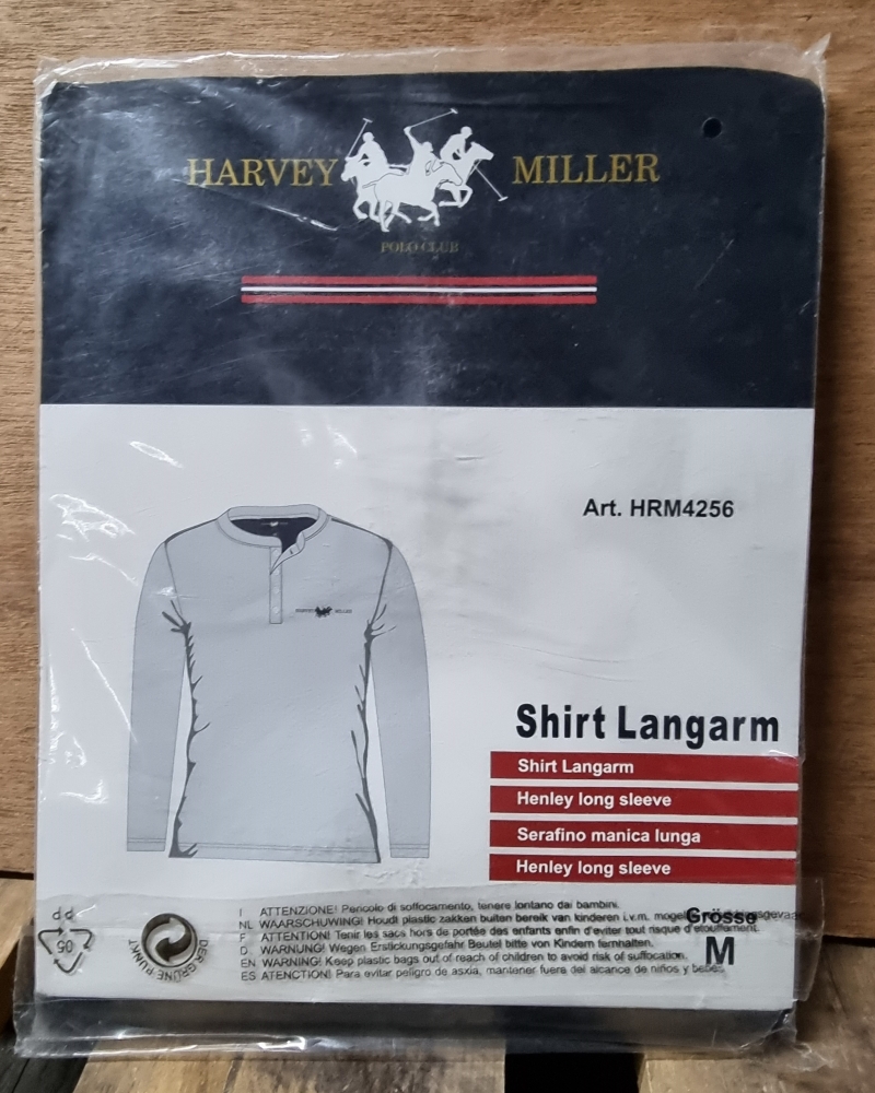 Bild 1 von HARVEY MILLER - Langarm Shirt (Hellblau) / Größe: M