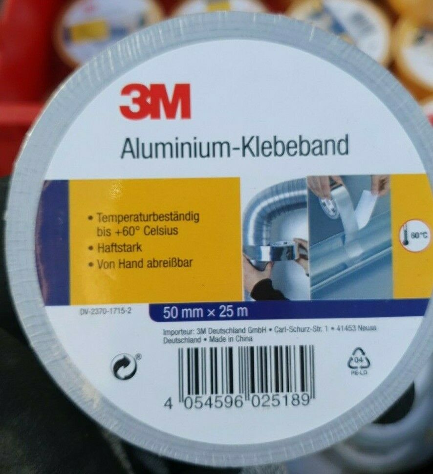 Bild 1 von 3M Aluminium-Klebeband 50 mm x 25 m Alutape