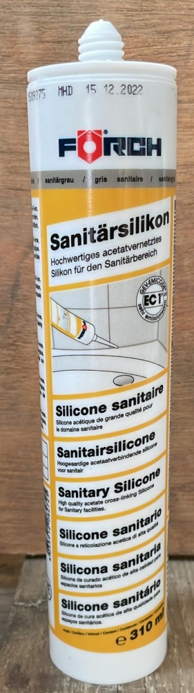 Bild 1 von Sanitärsilikon acetat hochviskos (sanitärgrau)