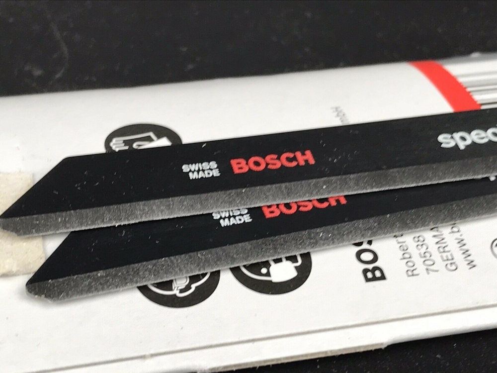 Bild 1 von Bosch 2 x Säbelsägeblätter Messer für Karton Styropor Teppich Leder