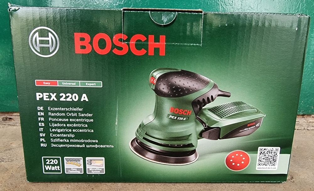 Bild 1 von Bosch Exzenterschleifer PEX 220 A (220 Watt, im Karton)