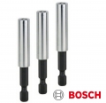 BOSCH - 3 x Bithalter mit starkem Magnet [1/4 Zoll - 60 mm]